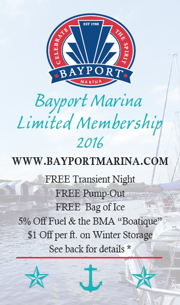 Bayport Marina Limited Membership for Transient Dockage and Transient Slips